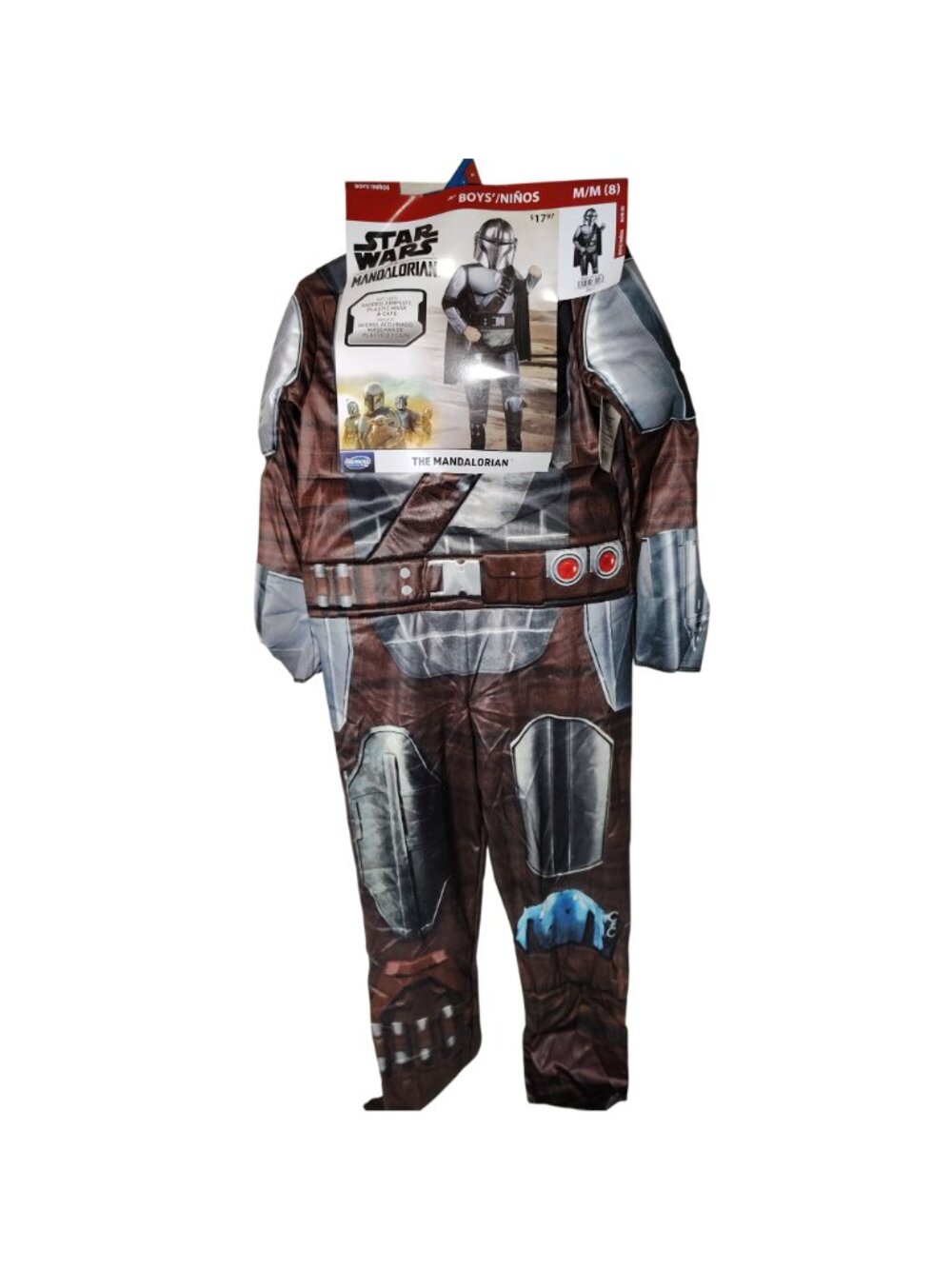 Jazwares Boys M (8) Star Wars The Mandalorian Complete Halloween Costume - Picture 5 of 8